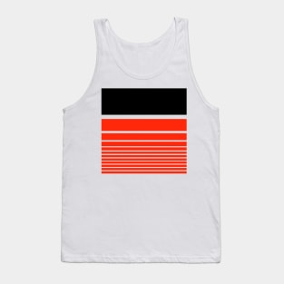 linear pattern abstract art Tank Top